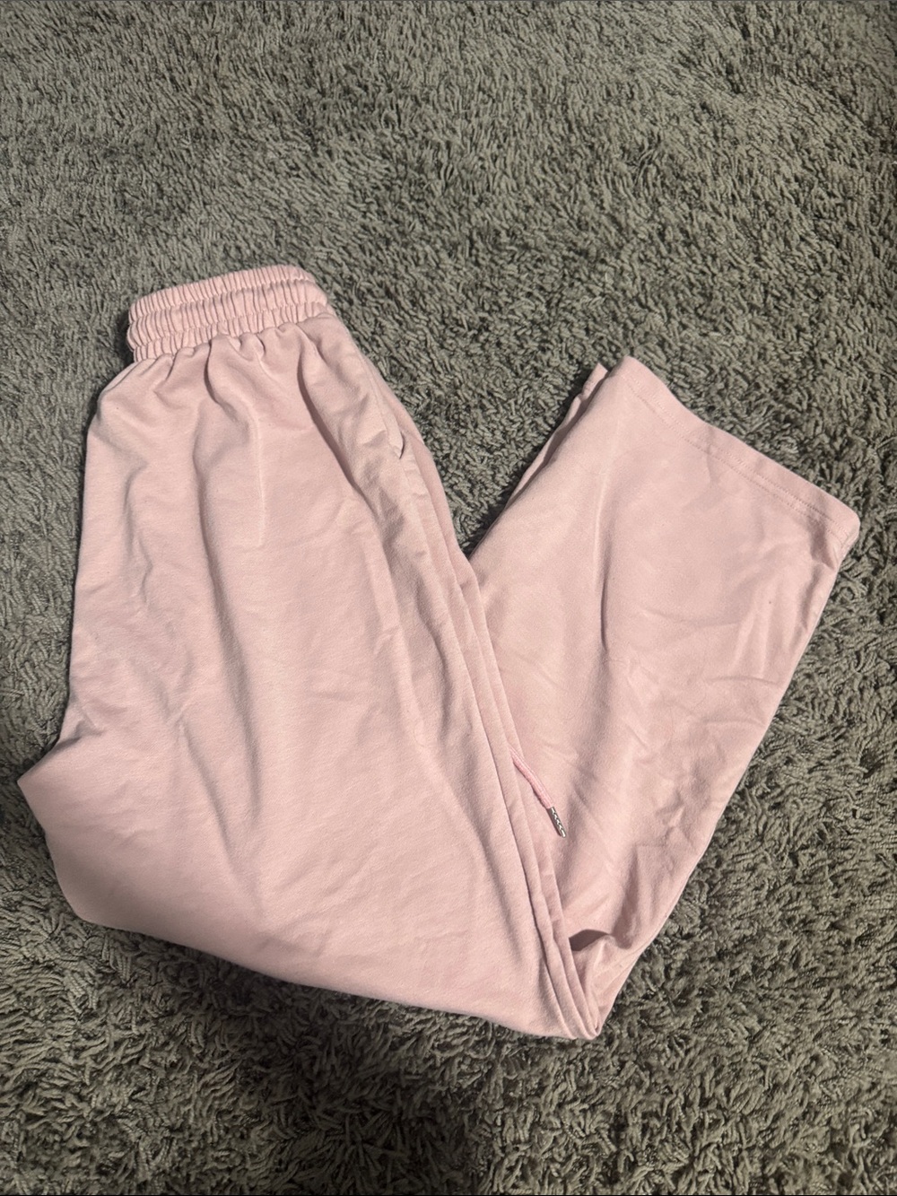 Girls' Soft Pink Jogger Pants - Casual Everyday Comfort